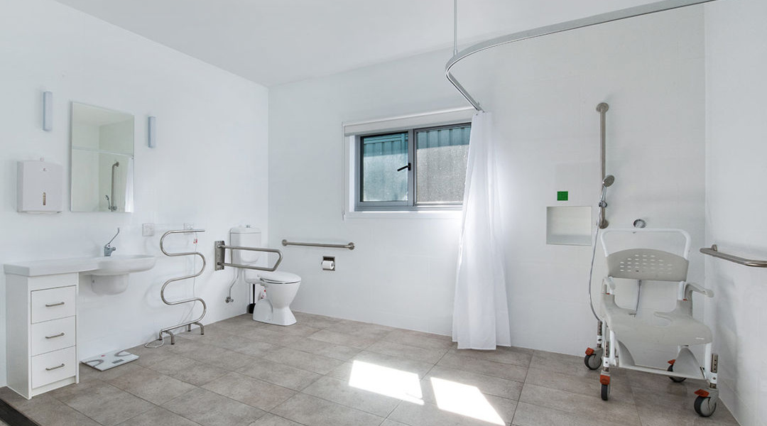 Fully accessible bathroom 