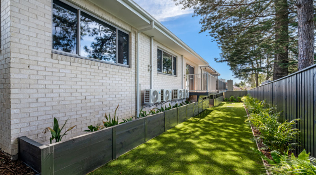 Side of House - Balcony View - Secure Yard