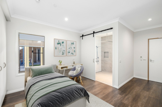 Bedroom with built in robe and ensuite bathroom